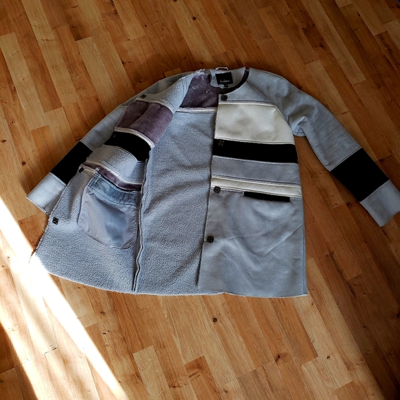 Sam Edelman Colour Block Coat - Picture 5 of 5